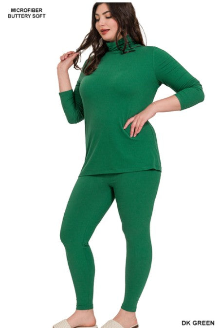 Turtle Neck Leggings Sets
