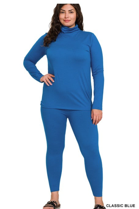 Turtle Neck Leggings Sets