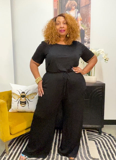 Short Sleeve Jumpsuit