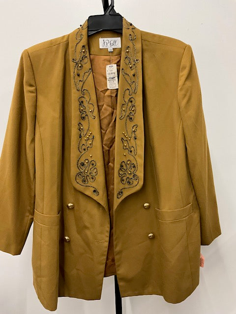 Vintage beaded detail blazer