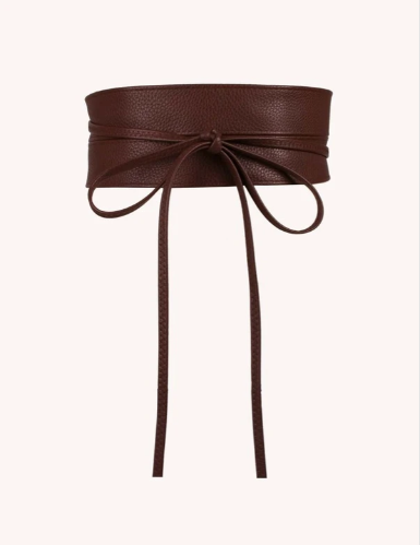 Faux Leather Wrap Belt (fits to 4X)