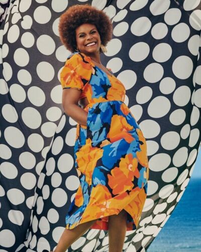Tabitha Brown Floral Patterned Dress