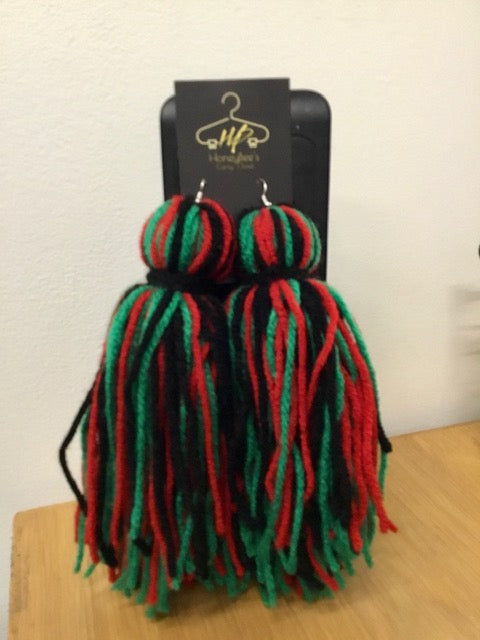 Yarn Earrings